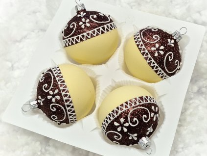 Vánoční ozdoba Perníček vanilka