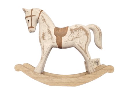 Houpací koník béžový