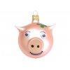 vanocni ozdoba ruzove prasatko horni bradlo