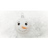 Vánoční ozdoba Koule Sněhulák bílý
