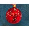 Vánoční ozdoby se jménem