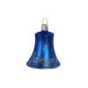Vánoční ozdoba zvoneček se jménem modrý