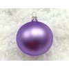 Vánoční ozdoby Fialové koule levandule (4)