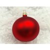 Vánoční ozdoba Koule červená matná /8
