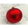 Vánoční ozdoba Koule červená matná /8