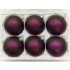 Vánoční ozdoba koule enzián, tmavě fiálová