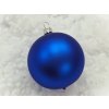 Vánoční ozdoba koule kobaltově modrá (4)