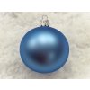 Vánoční ozdoba koule blankytně modrá