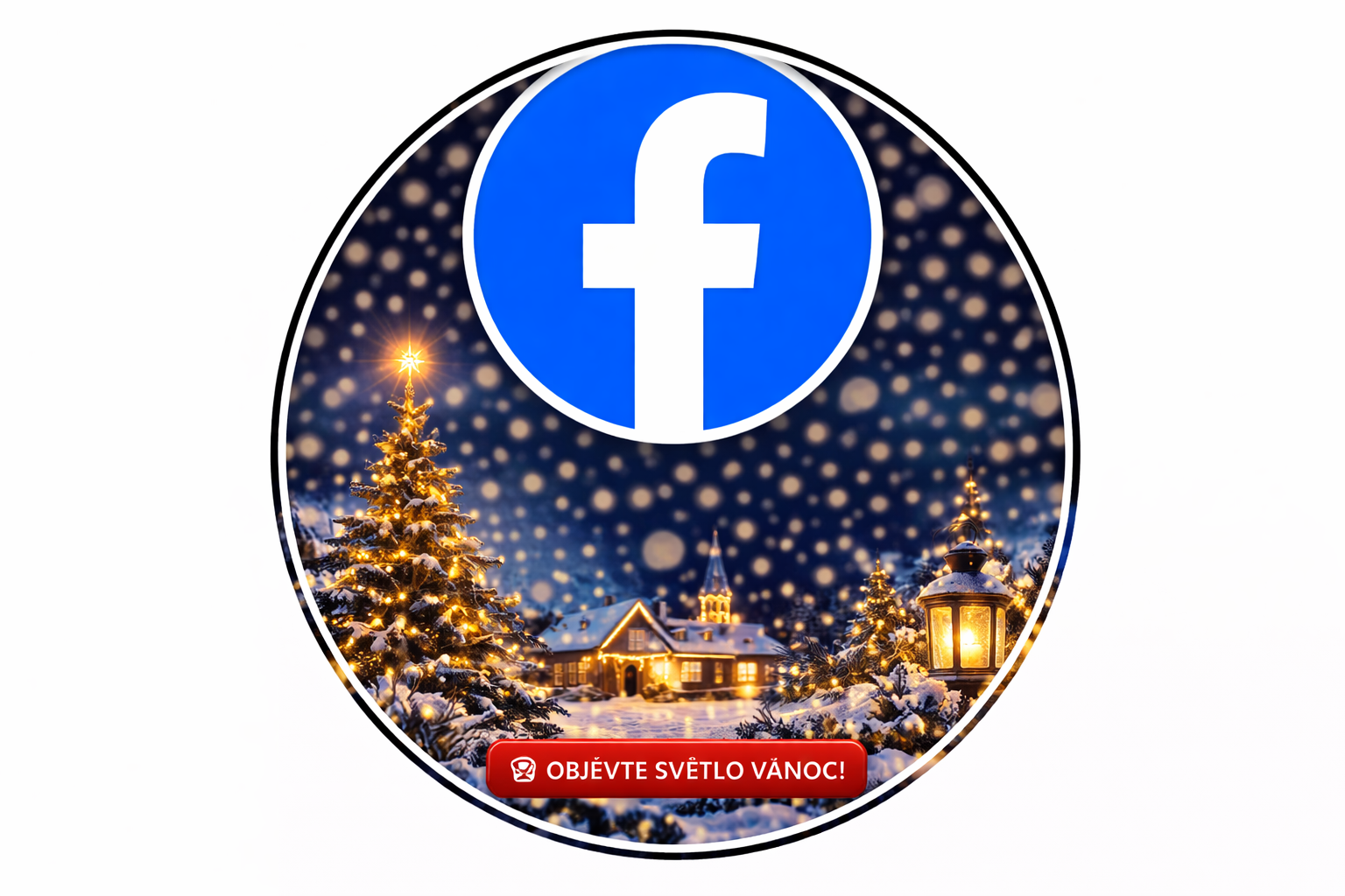 Vánoční osvětlení – sledujte nás na Facebooku