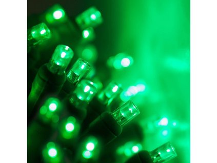 Vnitřní LED vánoční řetěz - zelený