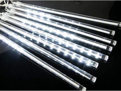 Vánoční LED kapající rampouchy - 8ks, 10cm, různé barvy na výběr