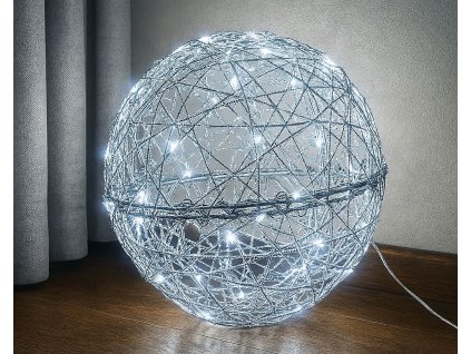 LED světelná koule, studená bílá, různé