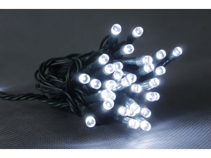 Vnitřní vánoční LED řetěz, studená bílá, 2m, 20 LED