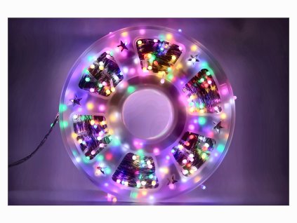 Vnitřní vánoční řetěz, různobarevná, 520 LED