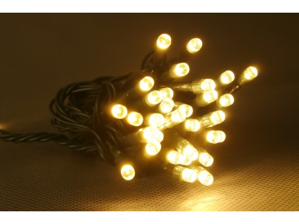 Vnitřní vánoční LED řetěz, teplá bílá, 2m, 20 LED