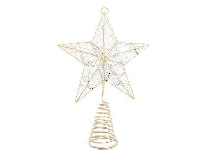 LED světelná hvězda na stromek, teplá bílá