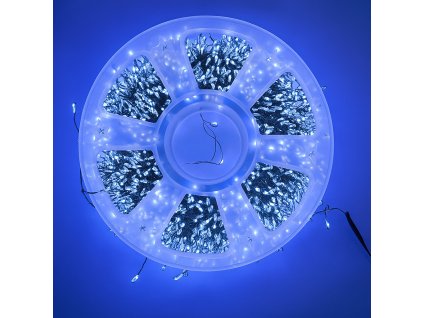 Vánoční LED světelný mikro řetěz, studená bílá