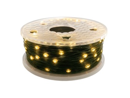 Venkovní vánoční mikro řetěz, studená bílá, 50m, 500 LED