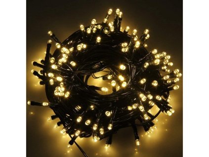 Vnitřní LED vánoční řetěz - teplá bílá, 10m, 100 LED