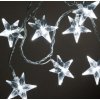 Vnitřní LED vánoční řetěz s hvězdičkami - 3m, 28 LED