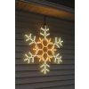 Vánoční LED dekorace, sněhová vločka