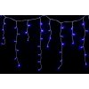Vnitřní LED vánoční závěs - modrá, stále svítící, 2,5m, 105 LED (Délka osvětelné části+přívodního kabelu a počet LED 2,5m+1,5m, 105 LED)