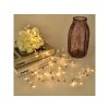 Vánoční LED mikro řetěz s perličkami, teplá bílá, 100 LED