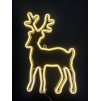 Vánoční LED závěsná dekorace, sob, 41cm, různé barvy na výběr