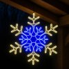 Svítící sněhová vločka 70 cm