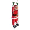 Santa Claus LED žebřík 1,8 m