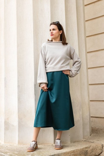 SATÉNOVÁ SUKNĚ (výběr barvy)