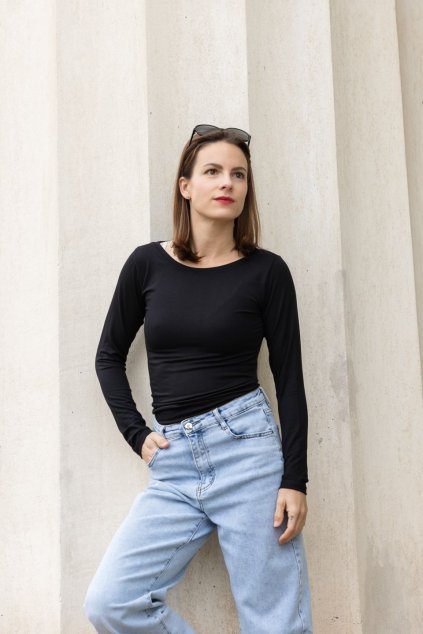 BAMBUSOVÉ TRIKO S DLOUHÝM RUKÁVEM