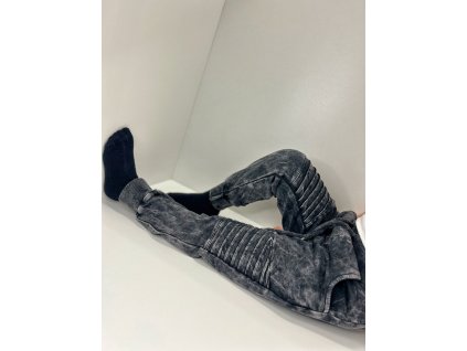 Chlapecké kalhoty s kapsami  ČERNÁ