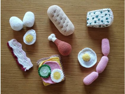 Návody - háčkované jídlo