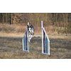 VAPAA White PVC-U Jump Obstacle with Panel Infills