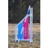 VAPAA White PVC-U Jump Obstacle with Panel Infills