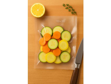 vákuové vrecká 150x200 mm – ukážka vrecka