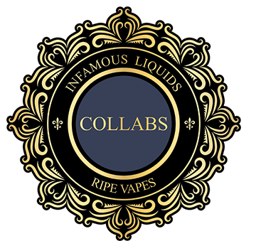 infamous collabs product series logo