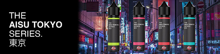 ZAP, AISU Tokyo lonfill aromas banner