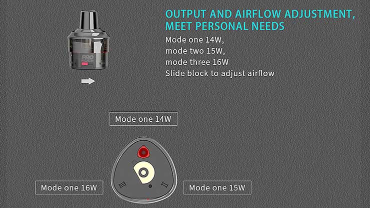 nastavenie charakteristiky vapovania pre UWELL WHIRL T1