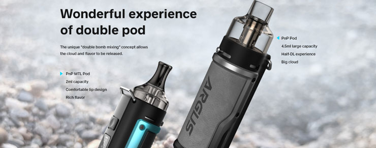 dva tanky dve veľkosti v balení ARGUS 40W