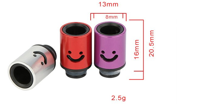 POM smile, náustok s reguláciou vzduchu rozmery náustku