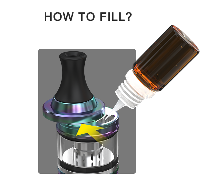 jednoduché plnenie e-liquidu