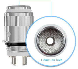 atomizer ego one 1,0ohm ego one 1ohm s otvorom 1,8 mm pre inhalovanie do ust