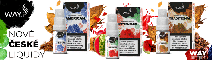 Banner české liquidy way to vape