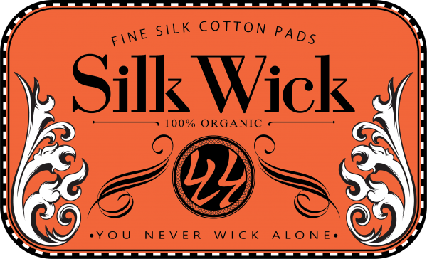 oranžovo čierny baneer - fine silk cotton 100% organic