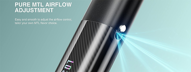 NANO AIR POD - nastavenie prietoku vzduchu pre MTL vaping