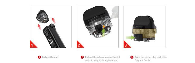 jednoduché plnenie e-liquidu IPX80
