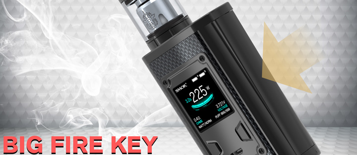 Majesty má veľké bočné tlačítko, vďaka ktorému sa mód veľmi pohodlne drží.