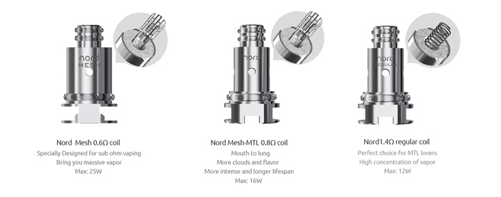 široká ponuka žeraviacich teliesok Smoktech Nord